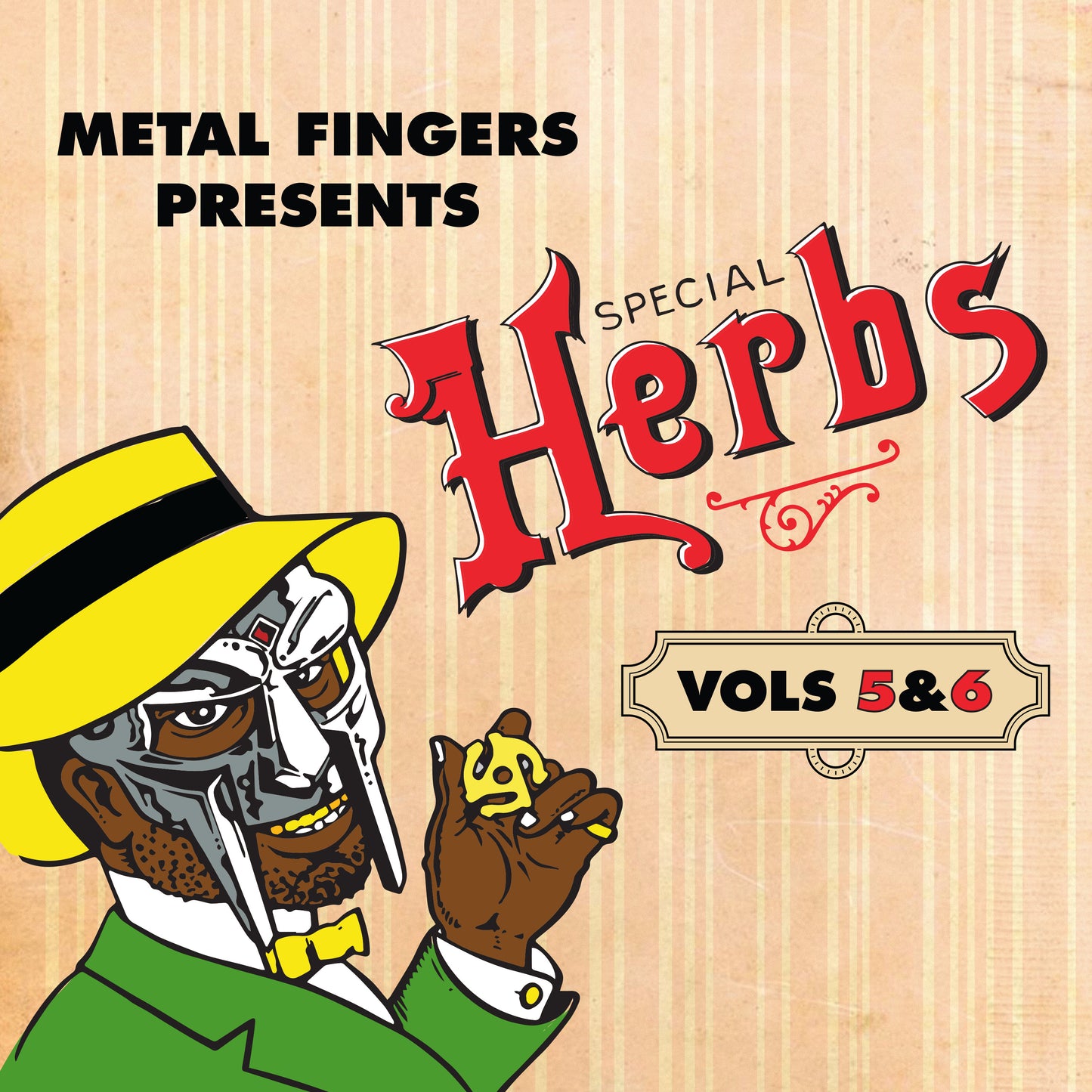 MF DOOM - Metal Fingers Presents: Special Herbs Vol. 5 & 6 (2LP, Vinilo rojo manzana)