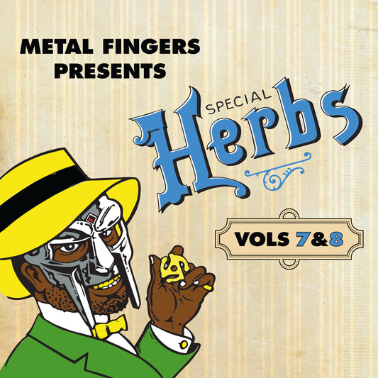 MF DOOM - Metal Fingers Presents: Special Herbs Vol. 7 & 8 (2LP, Vinilo azul cielo)